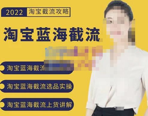 2022淘宝蓝海截流攻略，淘宝蓝海截流选品上货实操讲解-三石资源库