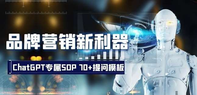 品牌营销新利器：ChatGPT专属SOP，70+提问模板【文档】-三石淘金网