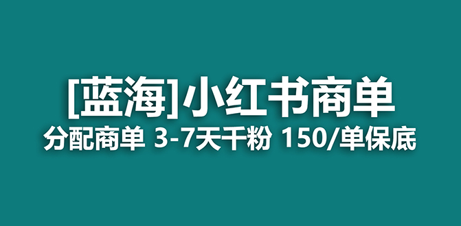 2023蓝海项目，小红书商单，快速千粉，长期稳定，最强蓝海没有之一-三石资源库