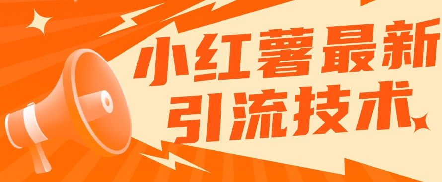 小红书最新引流技术，真正实现解放双手暴力引流-三石资源库