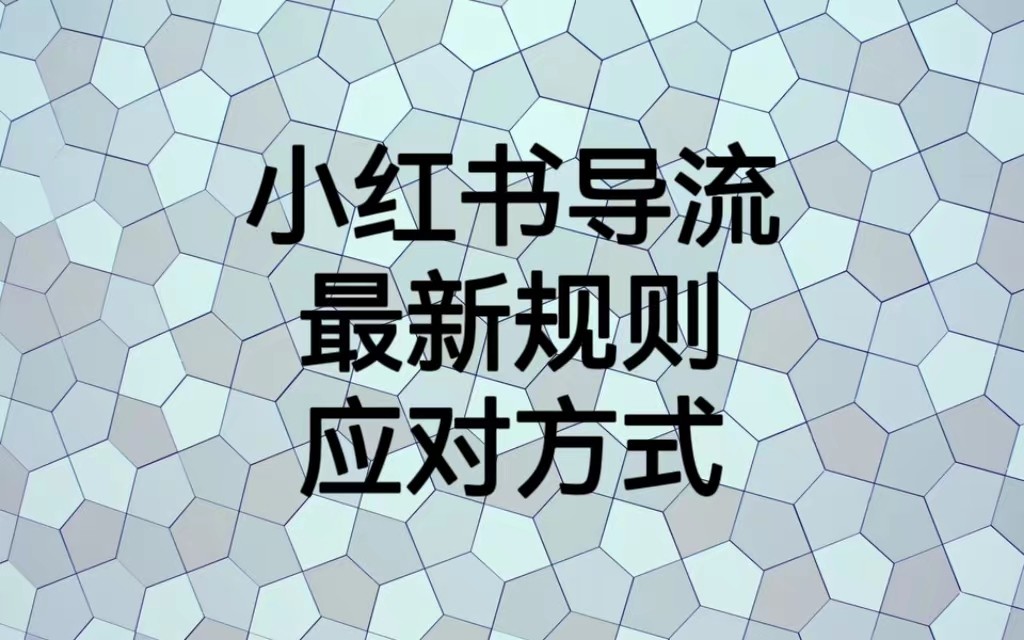 小红书导流最新规则应对方式，新规以后目前还可用的引流方式解读-三石淘金网