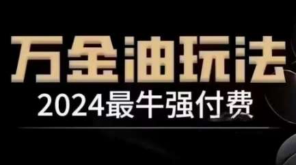 2024最牛强付费，万金油强付费玩法，干货满满，全程实操起飞-三石资源库
