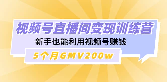 视频号直播间变现训练营-三石资源库