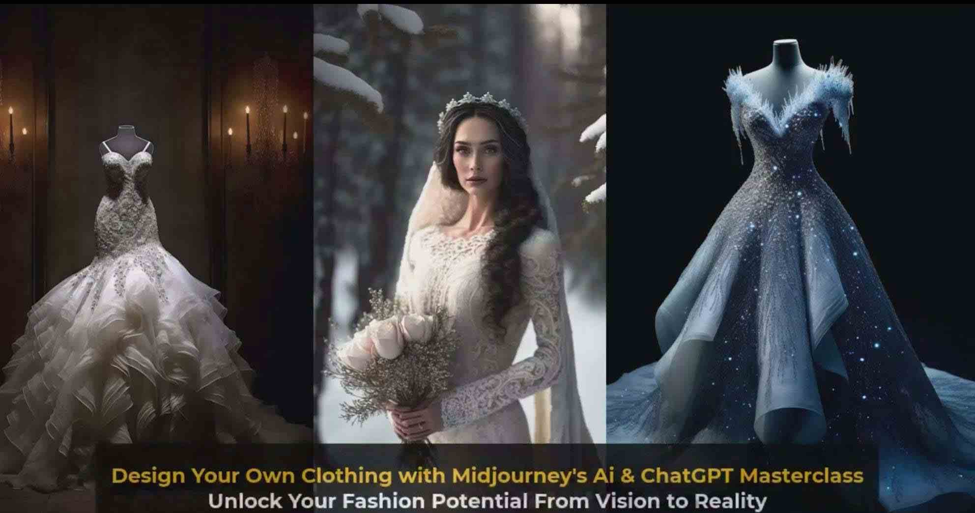 图片[9]-利用 Midjourneys Ai 人工智能设计自己的服装AI大师班-10节课-中英字幕-三石资源库