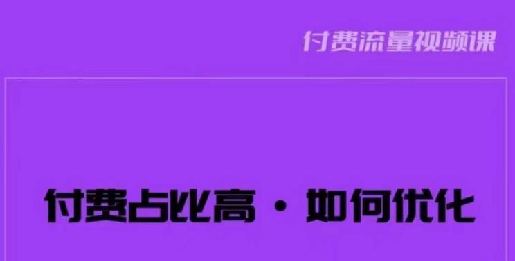 波波-付费占比高，如何优化？只讲方法，不说废话，高效解决问题！-三石资源库