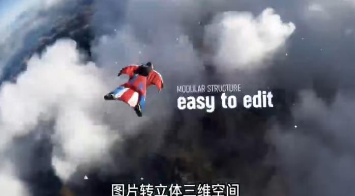 AE脚本-平面图片转3d三维视差动画Projection 3D v3.08（有教程视频）-三石资源库