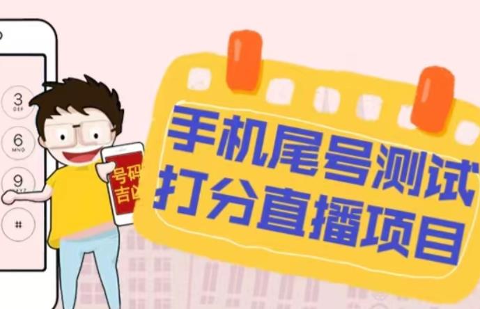 最新抖音爆火的手机尾号测试打分无人直播项目，轻松日赚几百+【打分脚本+详细教程】-三石资源库