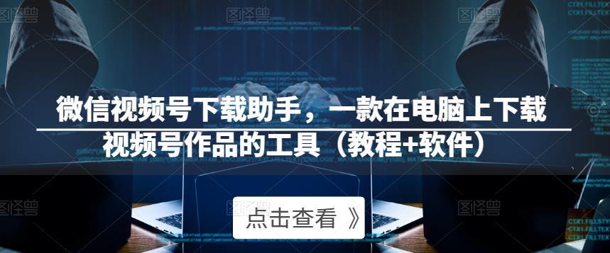 微信视频号下载助手，一款在电脑上下载视频号作品的工具（教程+软件）-三石资源库