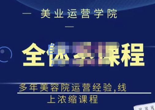 郑芳老师·网红美容院全套营销落地课程，多年美容院运营经验，线上浓缩课程-三石淘金网