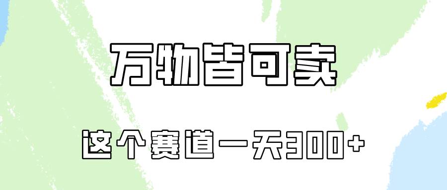 万物皆可卖，小红书这个赛道不容忽视，实操一天300！-三石淘金网