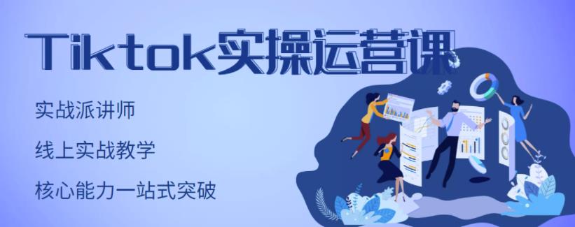 TikTok实操运营课，手把手账号实战，适合零基础Tiktok新人-三石淘金网