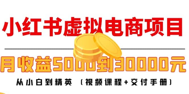 小红书虚拟电商项目：从小白到精英 (视频课程+交付手册)-三石资源库