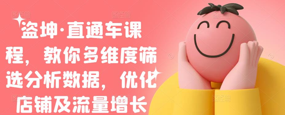 盗坤·直通车课程，教你多维度筛选分析数据，优化店铺及流量增长-三石资源库