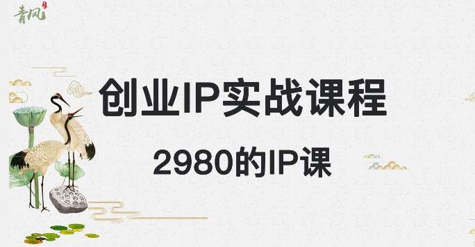 外边卖2980的创业IP课程，做私域月入5w+-三石淘金网