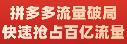 阿杰·拼多多流量破局:如何打黑标，爆款的思路，拼多多流量框架，快速抢占百亿流量-三石资源库