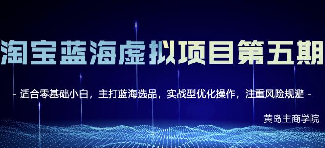 淘宝虚拟无货源3.0+4.0+5.0，适合零基础小白，主打蓝海选品，实战型优化操作-三石资源库