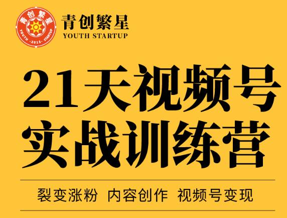 张萌21天视频号实战训练营，裂变涨粉、内容创作、视频号变现 价值298元-三石资源库
