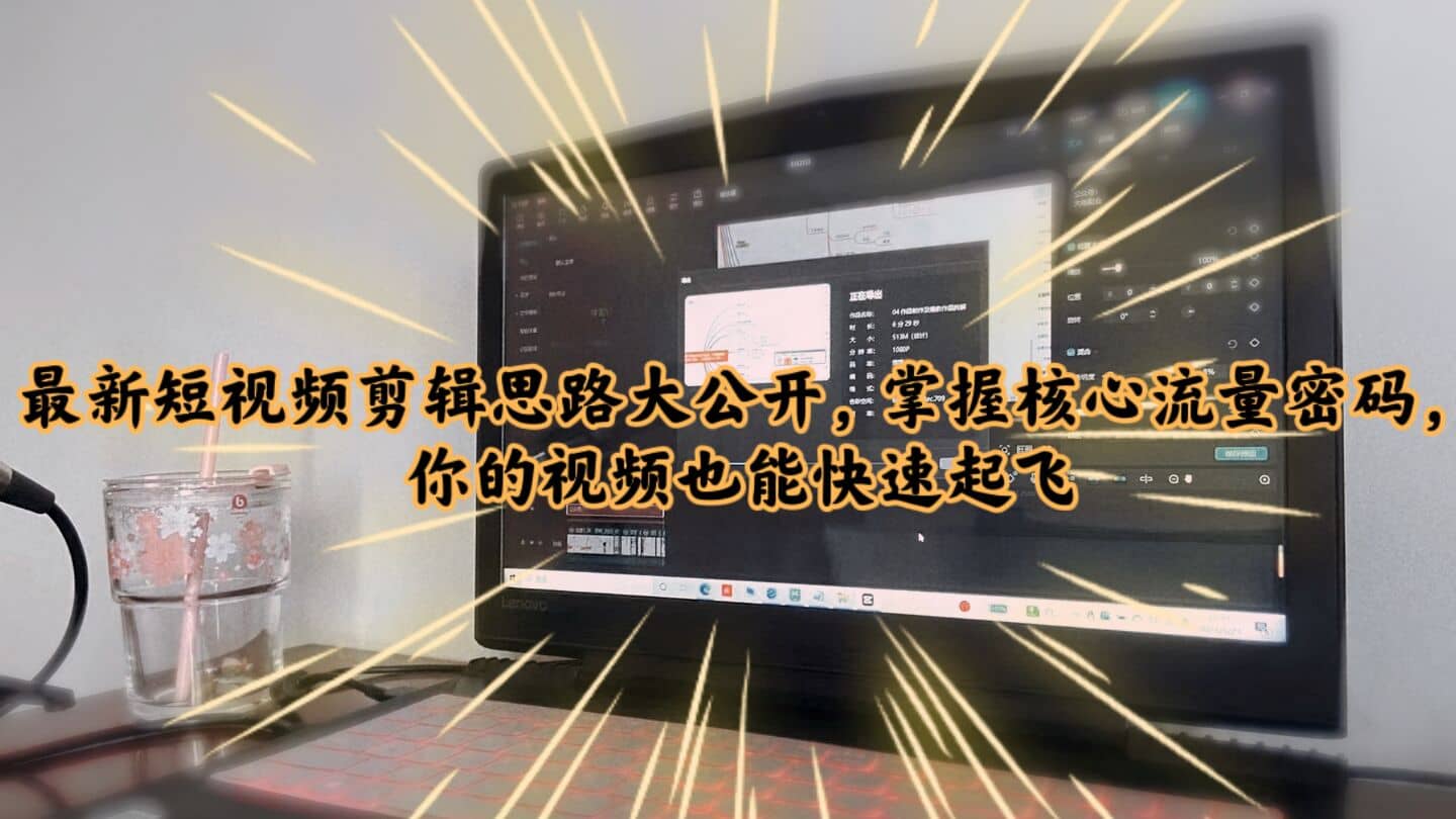 最新短视频剪辑思路大公开，掌握核心流量密码，你的视频也能快速起飞-三石资源库