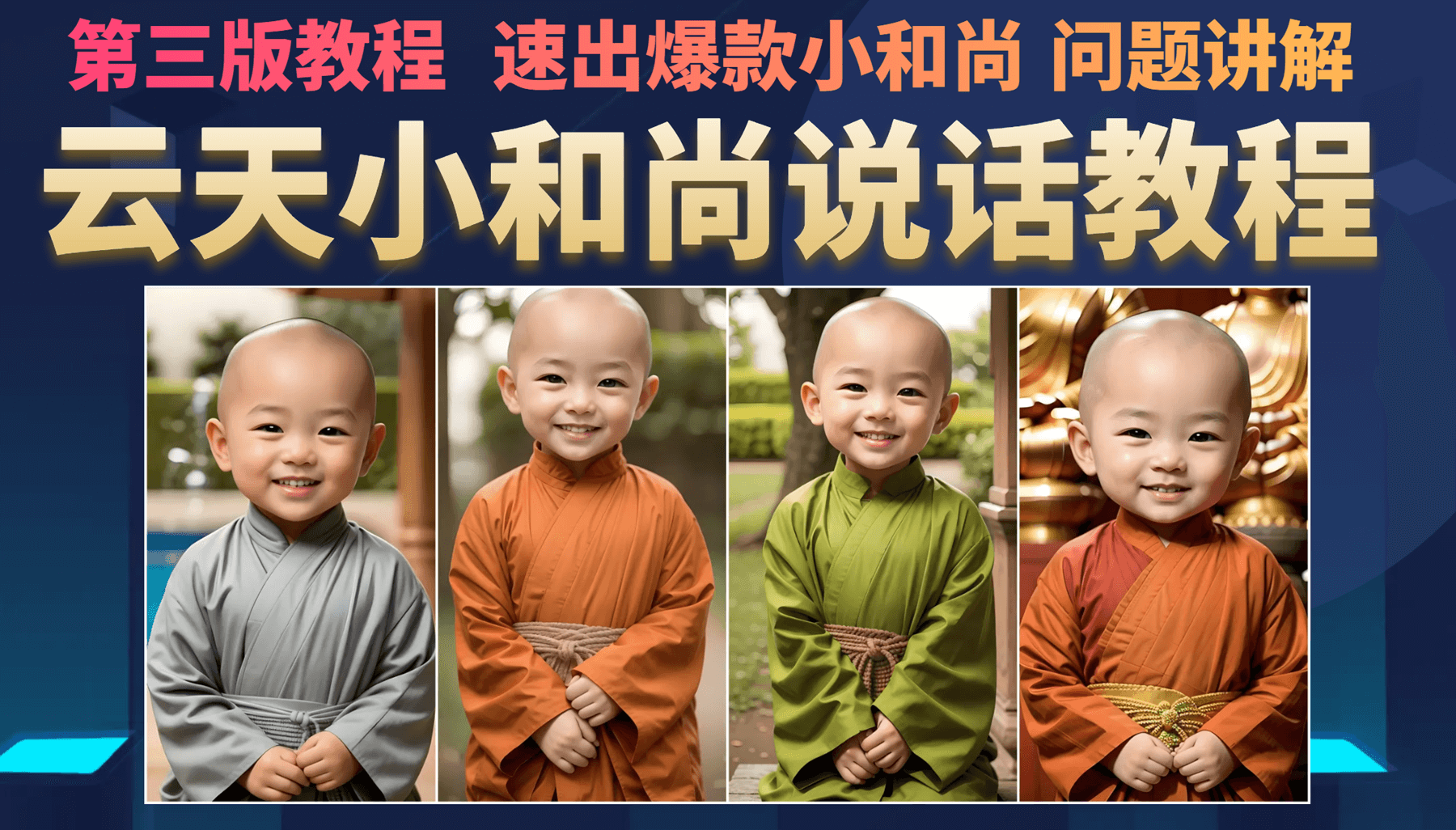 云天小和尚会说话，7天万粉（第3版教程）-三石资源库