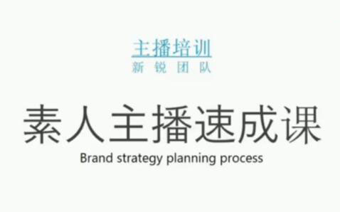 素人主播两天养成计划,月销千万的直播间脚本手把手教学落地-三石资源库