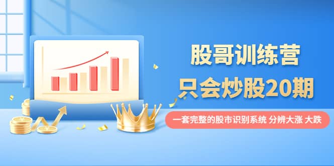 股哥训练营·只会炒股20期：一套完整的股市识别系统，分辨大涨、大跌-三石资源库