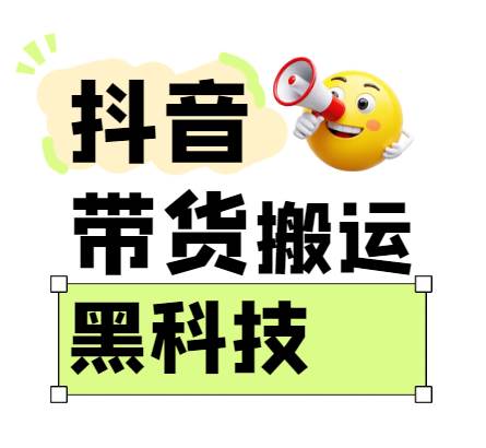 299买来抖音带货搬运技术，苹果安卓都可以，两分钟一个视频，不会封号!-三石资源库