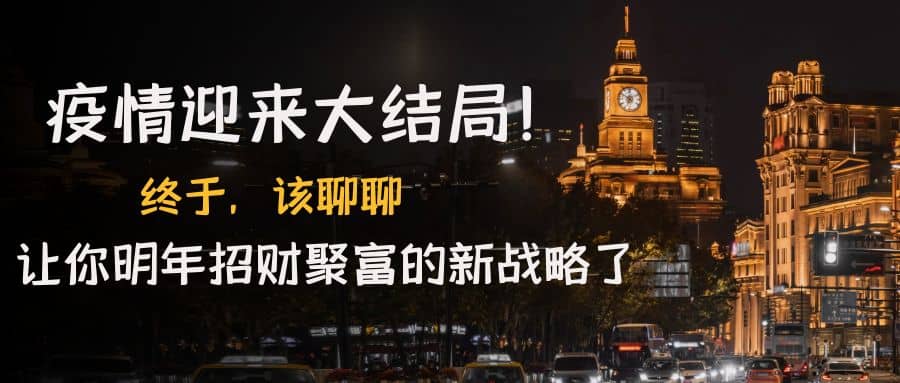 某付费文章《疫情迎来大结局！终于，该聊聊让你明年招财聚富的新战略了》-三石资源库