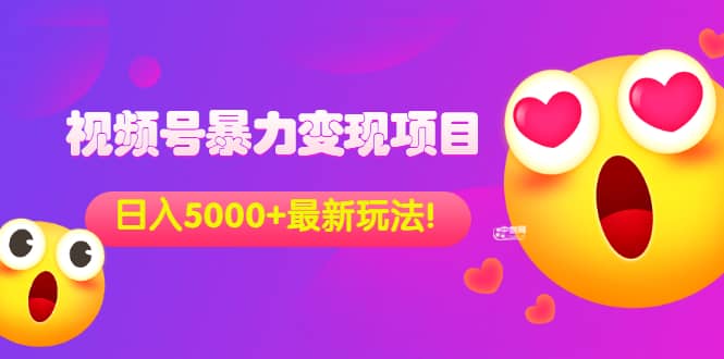 外面收费699的视频号暴力变现项目，日入5000+，简单易操作当天见效果-三石资源库