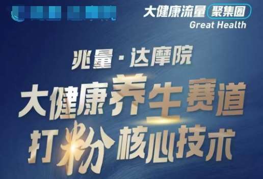 大健康打粉引流，大健康养生赛道暴利打粉新玩法-三石淘金网