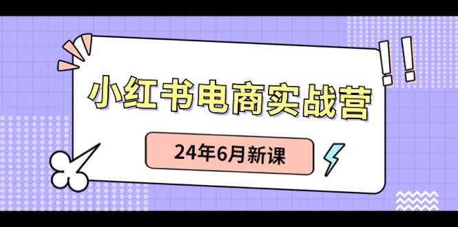 （10984期）小红书电商实战营：小红书笔记带货和无人直播，24年6月新课-三石资源库