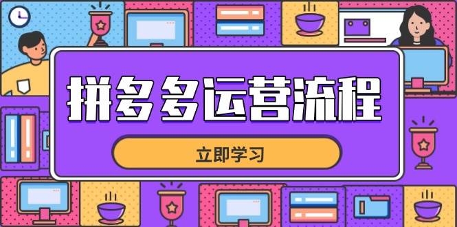 （14503期）拼多多运营流程，从选品到流量，全链路运营技巧，助力店铺爆单-三石资源库