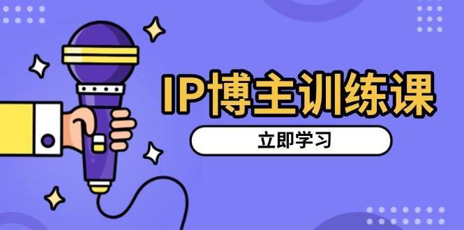 IP博主训练课，定位账号，推荐热门赛道，搭建涨粉架构，拍出更吸粉视频-三石淘金网