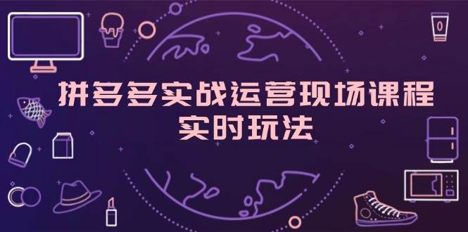 （11759期）拼多多实战运营现场课程，实时玩法，爆款打造，选品、规则解析-三石淘金网