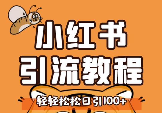 小红书运营引流全系列课程，每天引流100精准粉-三石资源库
