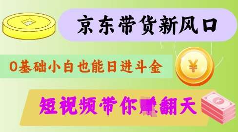 最新京东短视频带货代运营秘籍，轻松躺挣【揭秘】-三石资源库