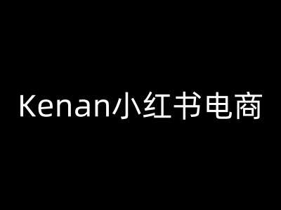 Kenan小红书电商-kenan小红书教程-三石资源库