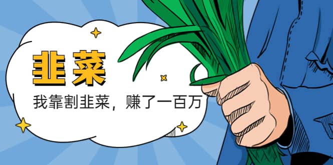 我靠割韭菜 赚了一百万-三石资源库