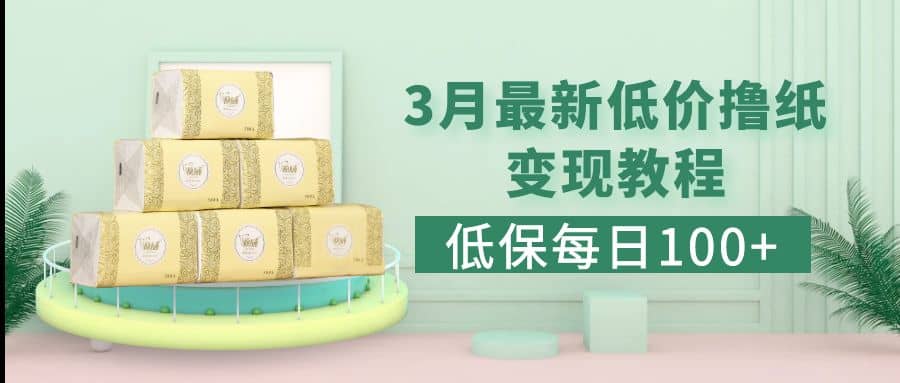 低保(每日100+)3月最新拼多多果冻宝盒低价撸纸变现+销售详细教程-三石资源库