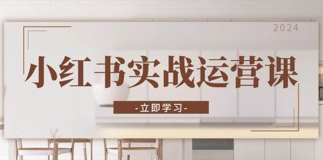 小红书实战运营课：从开通店铺到直播话术，打造爆款笔记与高效直播-三石资源库