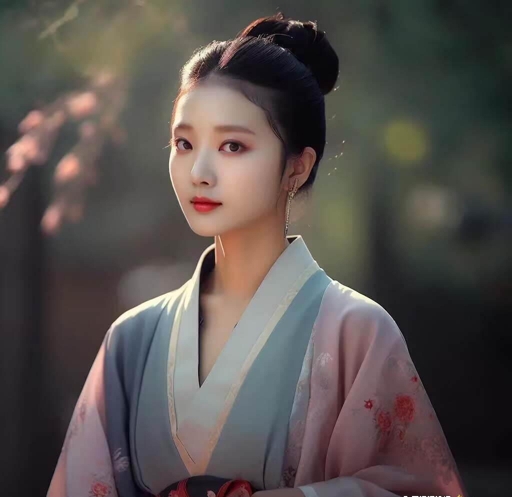 图片[4]-Midjourney关键词-AI生成中国风古装汉服美女人像提示关键词-三石资源库