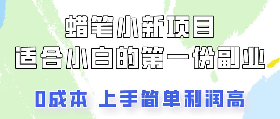 蜡笔小新项目拆解，0投入，0成本，小白一个月也能多赚3000+-三石资源库