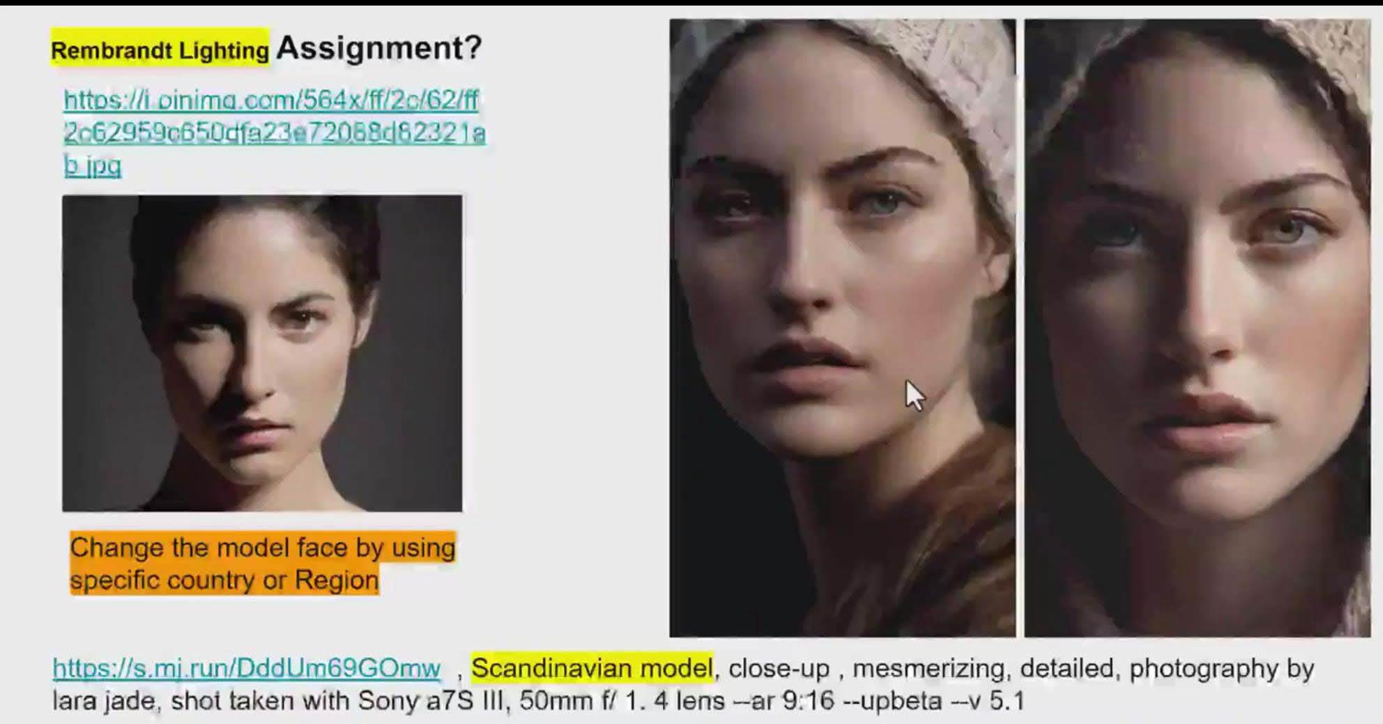 Midjourney v5 ChatGPT 和 Bard AI人工智能人像摄影大师班-15节-中英字幕-三石资源库