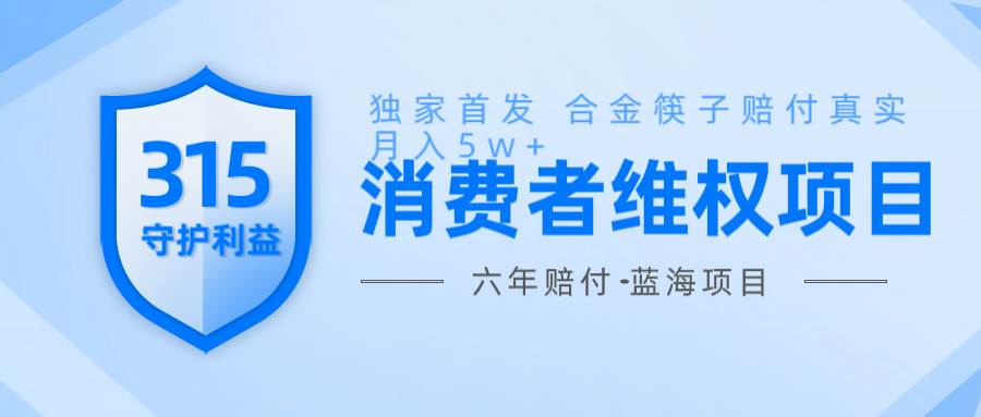 维Q赔付合金筷子玩法小白也能月入5w+风口项目实操-三石淘金网
