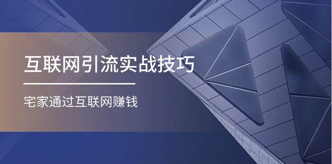 互联网引流实操技巧(适合微商，吸引宝妈)，宅家通过互联网赚钱（17节）-三石资源库