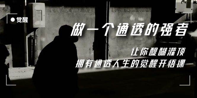 （7696期）觉醒-做一个通透强者，让你醍醐灌顶，拥有通透人生，掌握强大的秘密-三石资源库