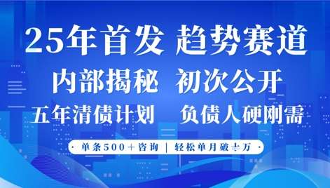 2025年首次公开，真正的事业型赛道，客咨不断，单月轻松破W-三石资源库