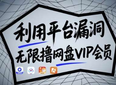 利用平台漏洞，无限撸网盘VIP会员，用户亲测有效!【漏洞原理+操作演示】-三石淘金网