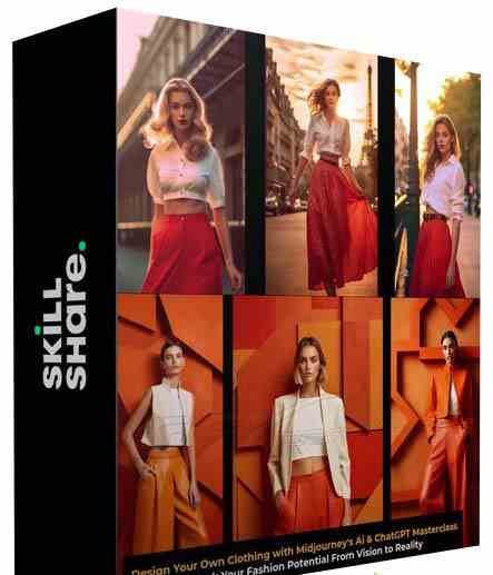 图片[2]-利用 Midjourneys Ai 人工智能设计自己的服装AI大师班-10节课-中英字幕-三石资源库