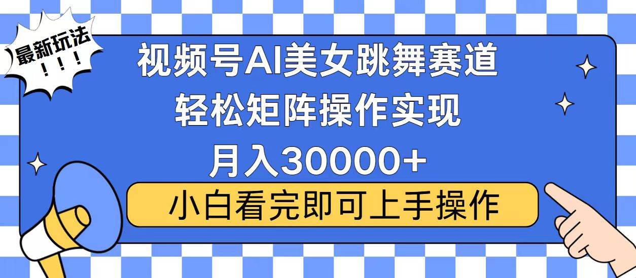 （13813期）视频号蓝海赛道玩法，当天起号，拉爆流量收益，小白也能轻松月入30000+-三石资源库