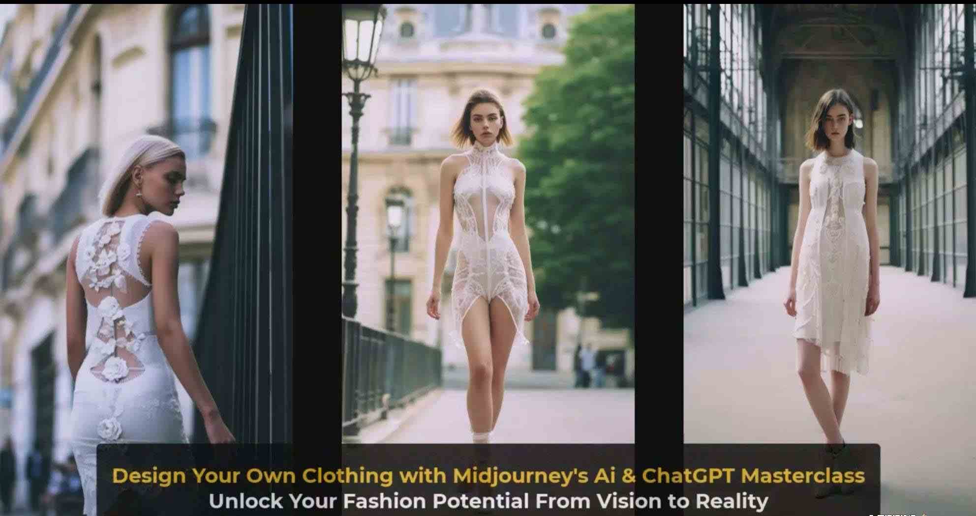 图片[6]-利用 Midjourneys Ai 人工智能设计自己的服装AI大师班-10节课-中英字幕-三石资源库